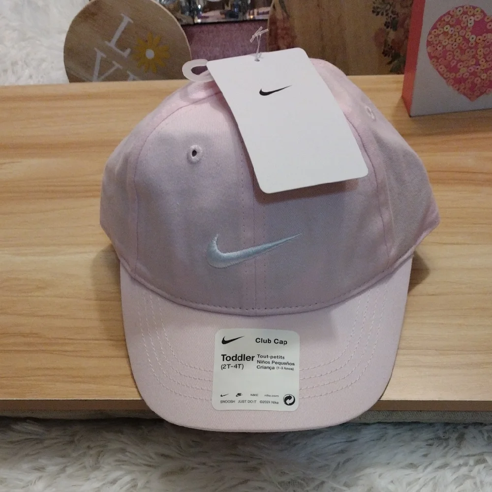 Nike Light Pink 🩷 Toddler Club Cap Girl 2T-4T 🆕